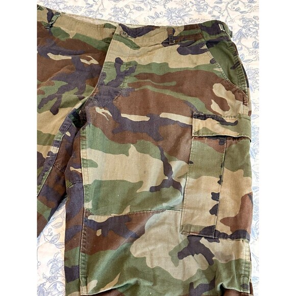 USMC Tropical Poplin Camouflage Combat Trousers Cargo Pockets - Picture 5 of 11